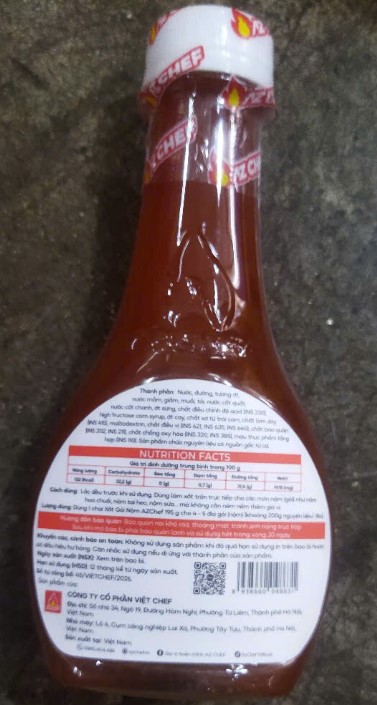 Xốt Chấm AZ CHEF (10 chai x195g)